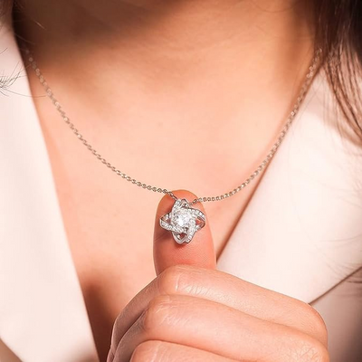 Daphne | Everlasting Floral | Silver Necklace