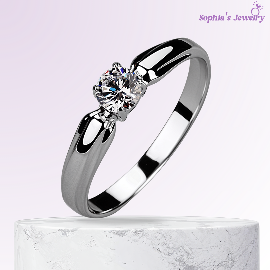 Novi | Timeless Elegance with Pure Brilliance | Silver Ring