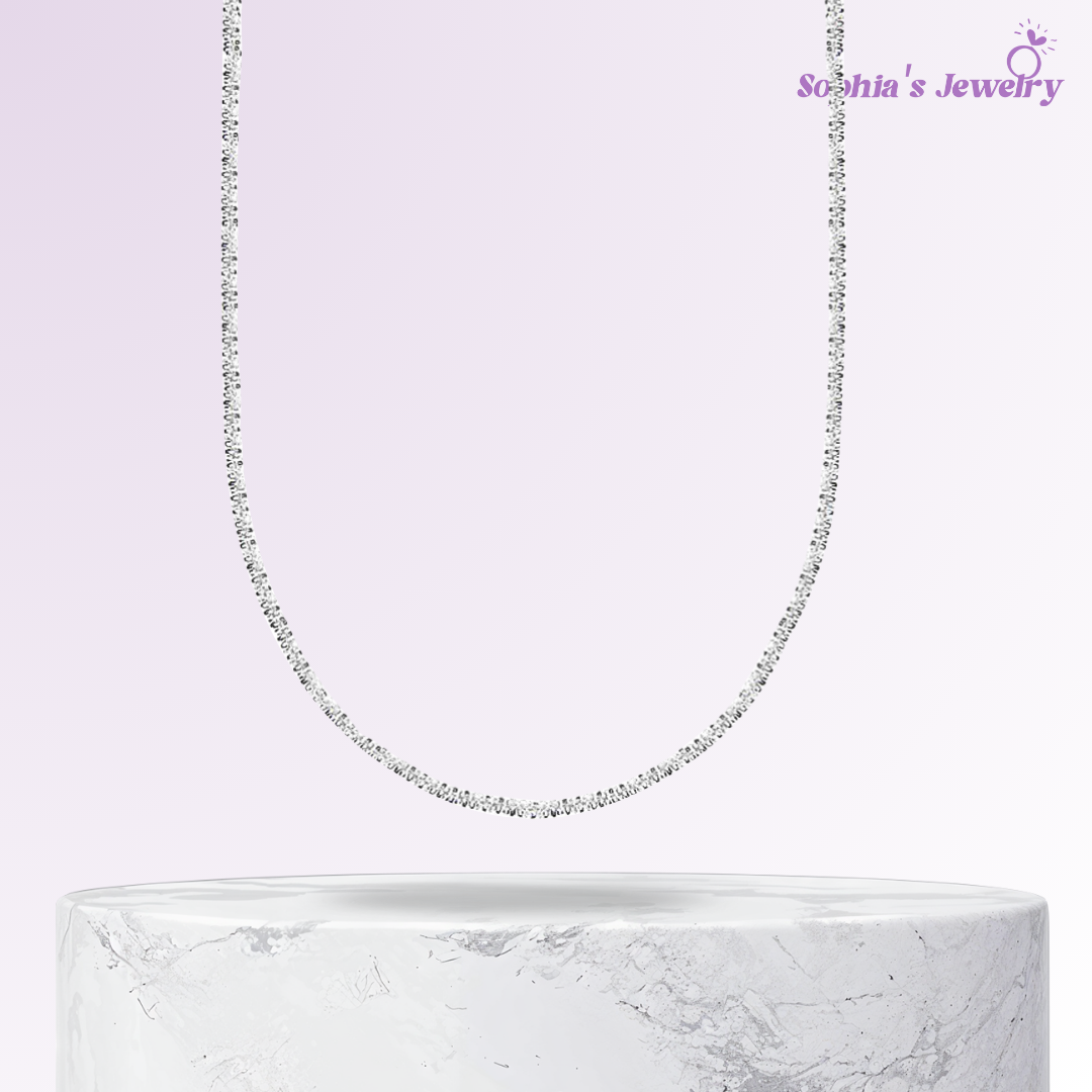 Evelina | Radiant Pearl | Silver Necklace