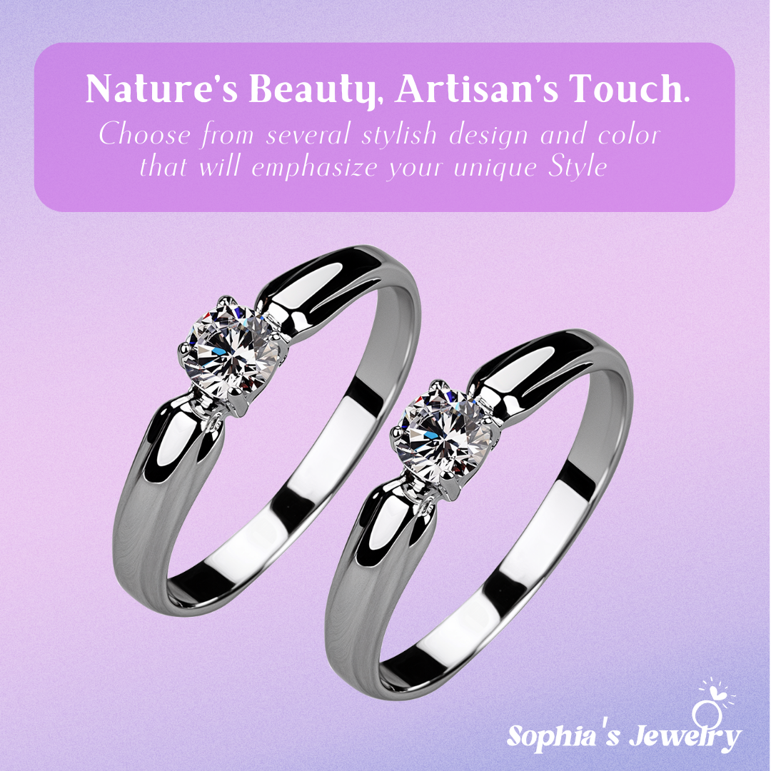 Novi | Timeless Elegance with Pure Brilliance | Silver Ring