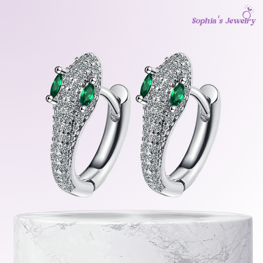 Seraphina | Serpent Grace | Silver Earrings