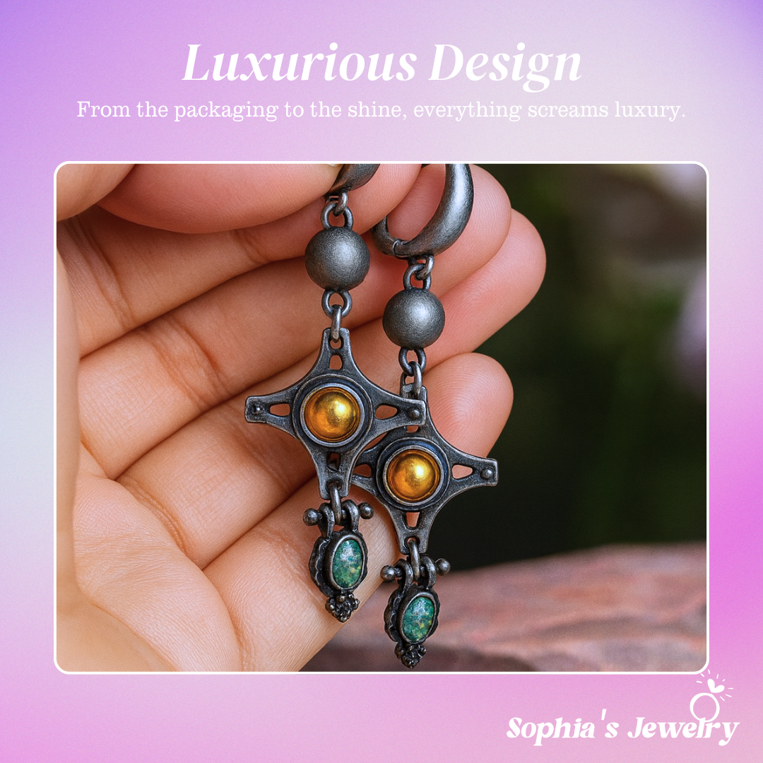 Elowen | Luminous Arc | Silver Earrings