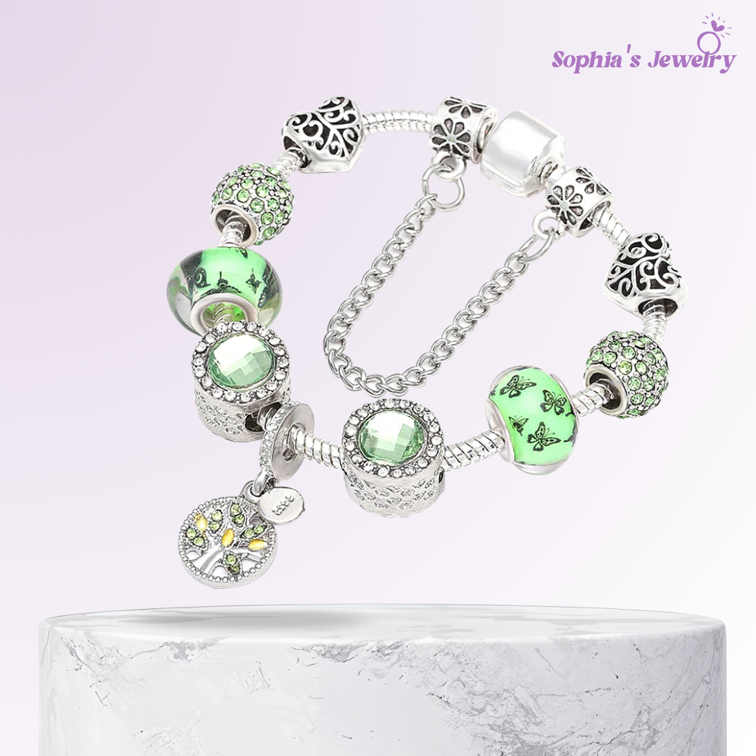 Thalia | Meadow Light | Silver Bracelet