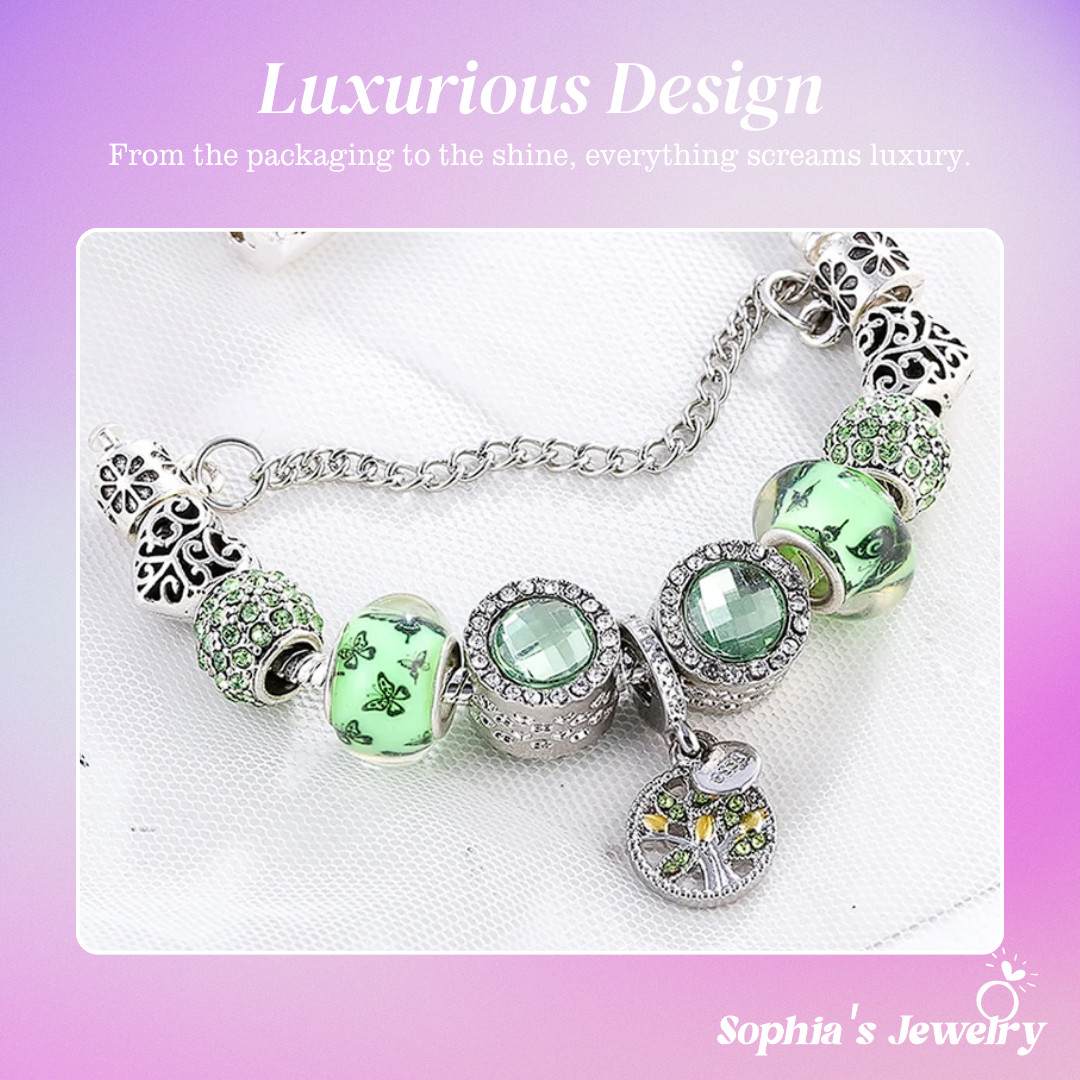 Thalia | Meadow Light | Silver Bracelet