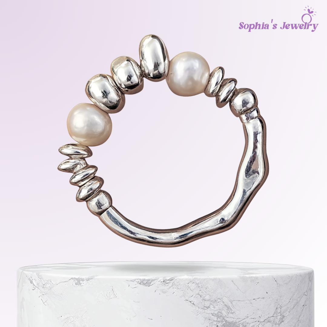 Vivienne | Moonlit Grace | Silver Ring