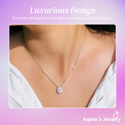 Veronica | Pear-Shaped Sparkle | Silver Jewelry Set