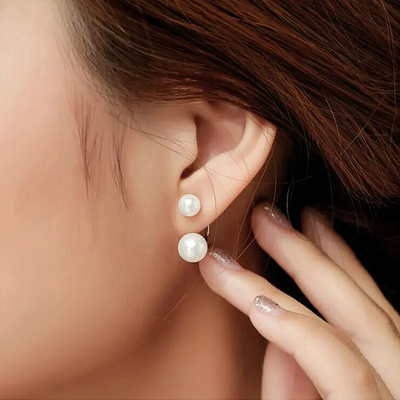 Celina | Pearl Elegant | Silver Earrings